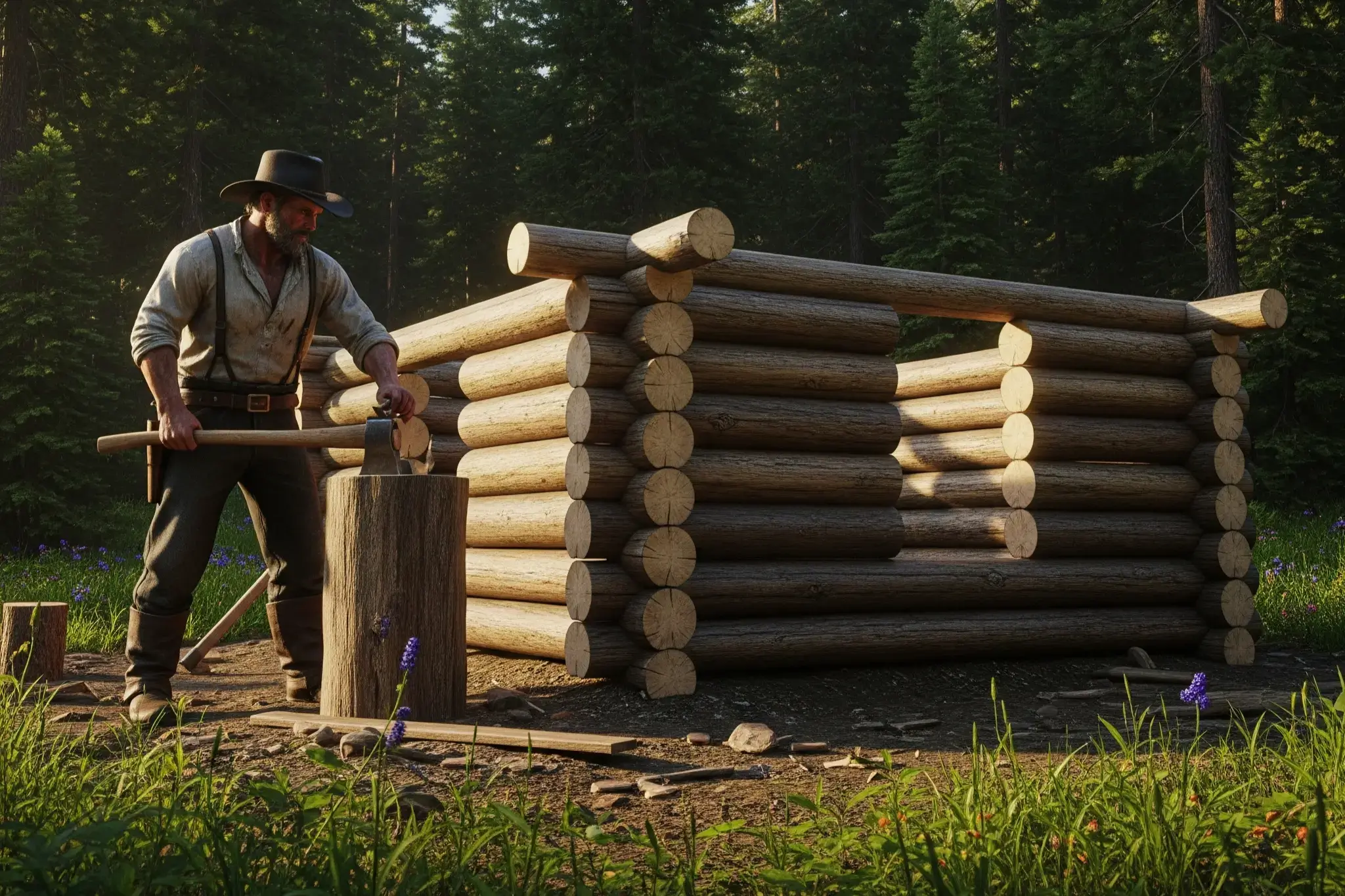 How Log Cabins are Built | Pioneer Methods, Modern Methods, and Hybrid Approaches
