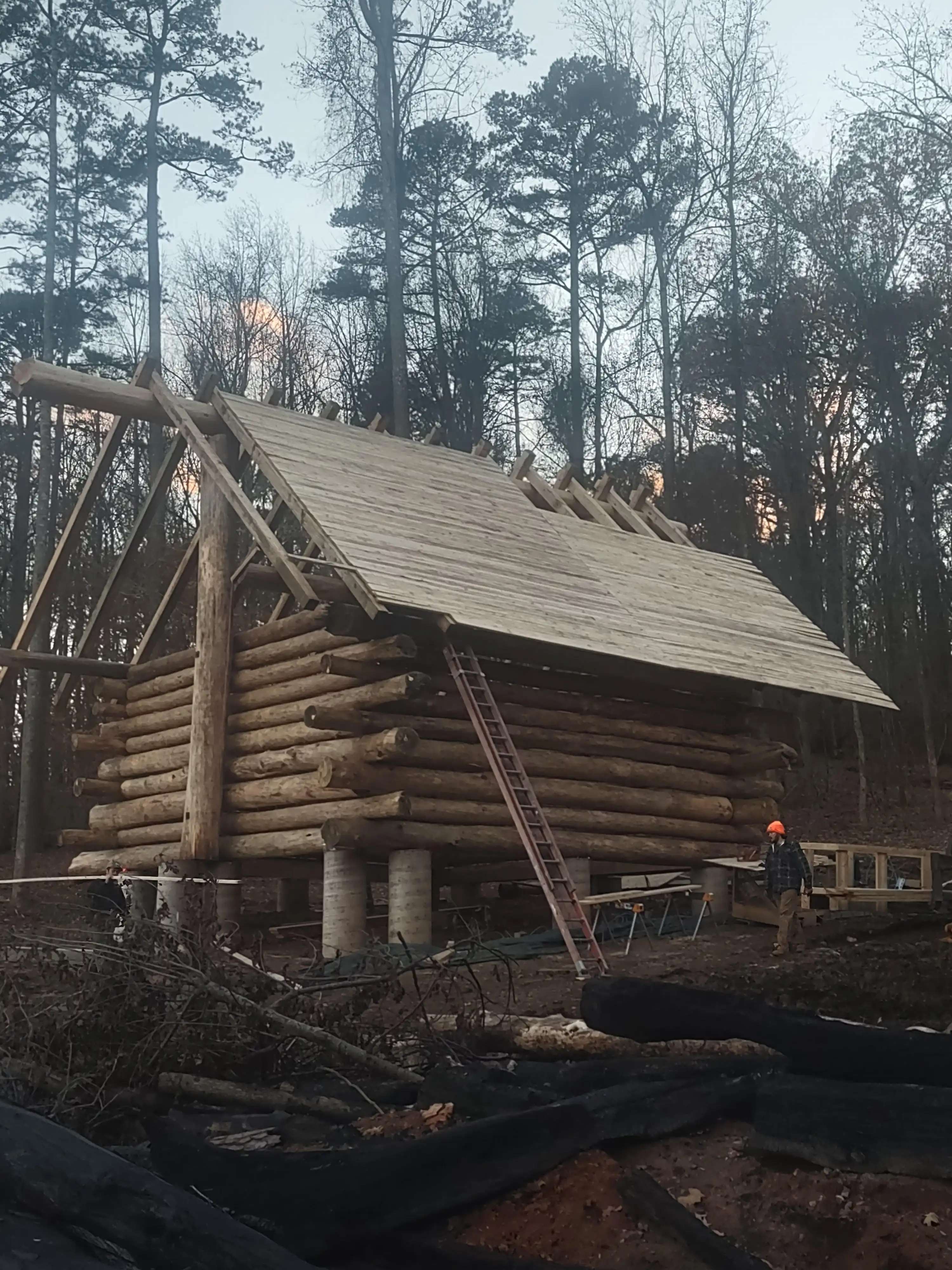 Floor plan for Yellowhammer Log Cabin