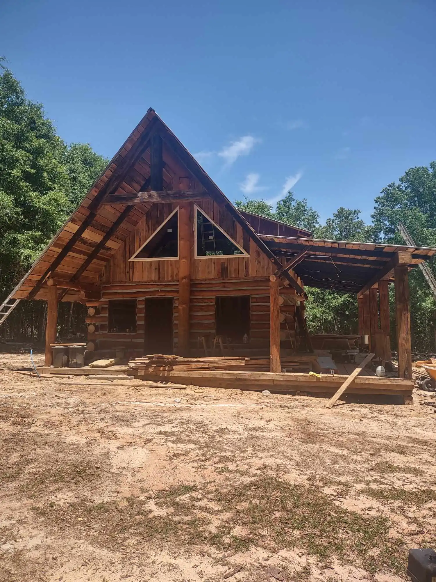 Floor plan for Cahaba Retreat Log Cabin